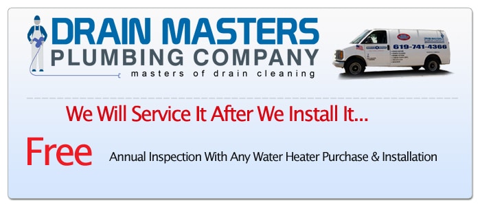 Water Heater Service Coupon San Diego, CA