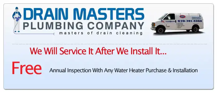 Water Heater Service Coupon San Diego, CA