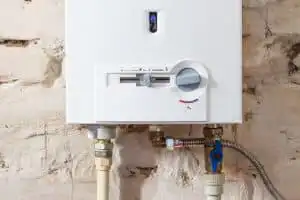 Wall-mounted tankless gas water heater